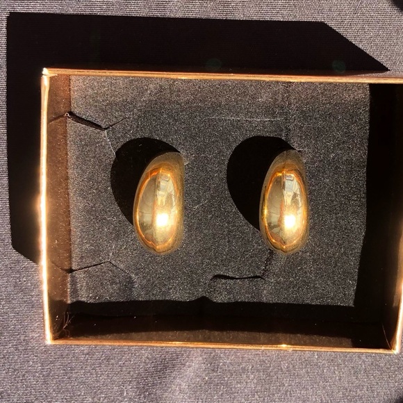 Gold Hoop Earrings Stainless Steel - Picture 5 of 5